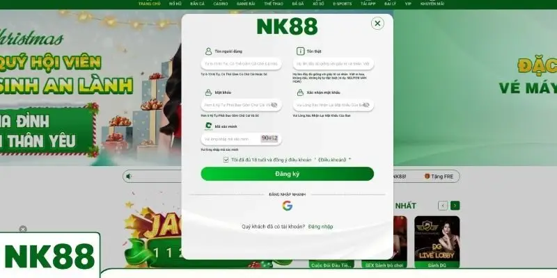 Các bước để mở tài khoản